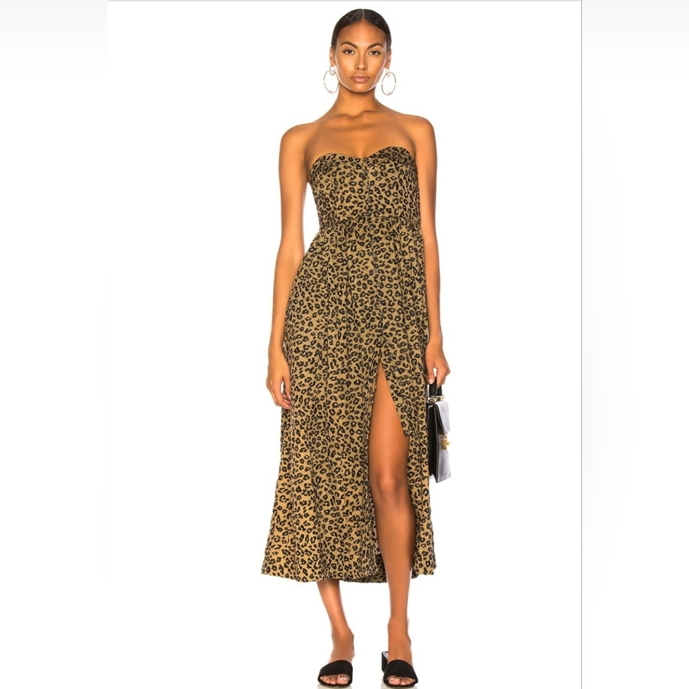 Mara Hoffman Mercedes Dress Black Sage Size 6